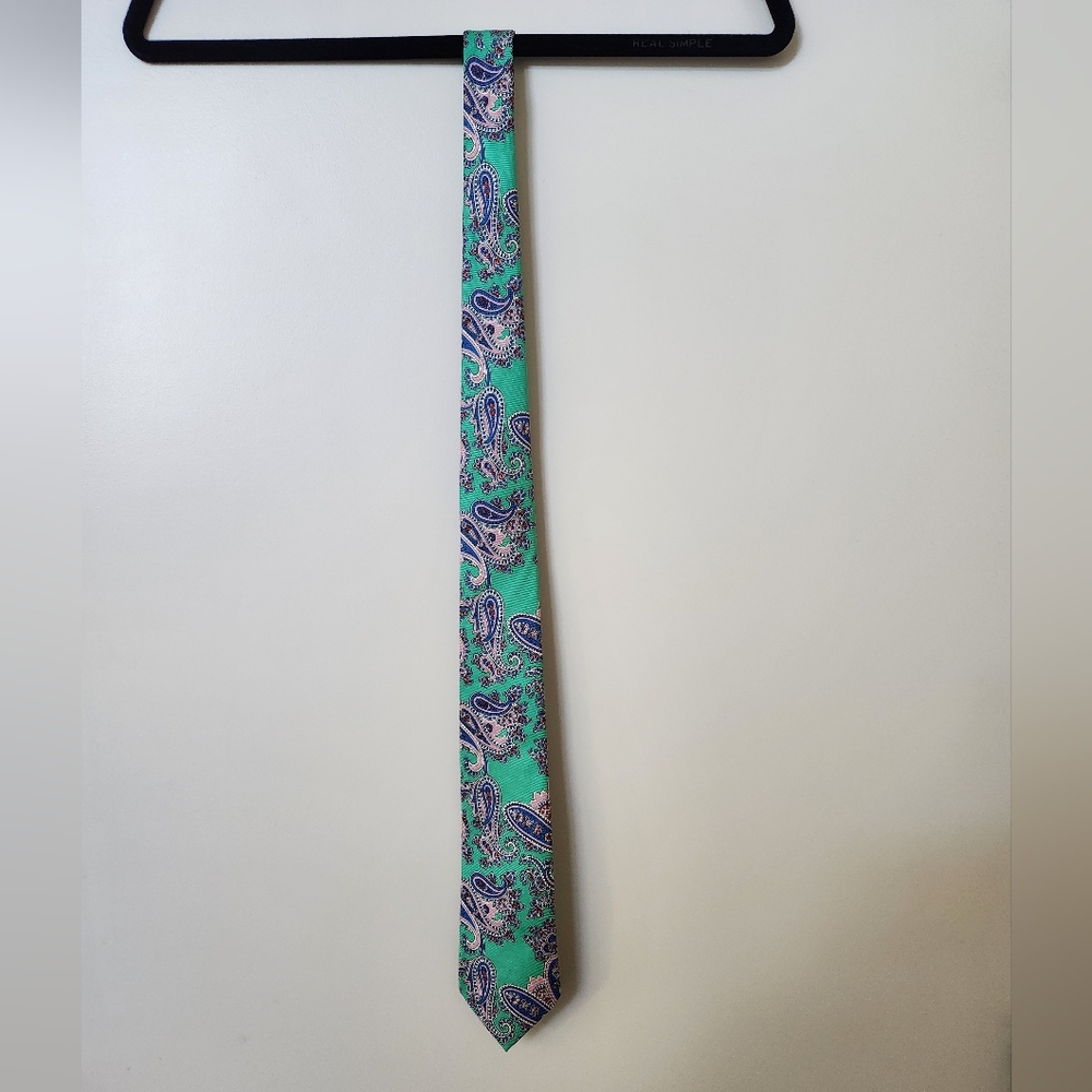 Vintage Chaps Ralph Lauren Paisley Tie - Handbag Twilly Scarf